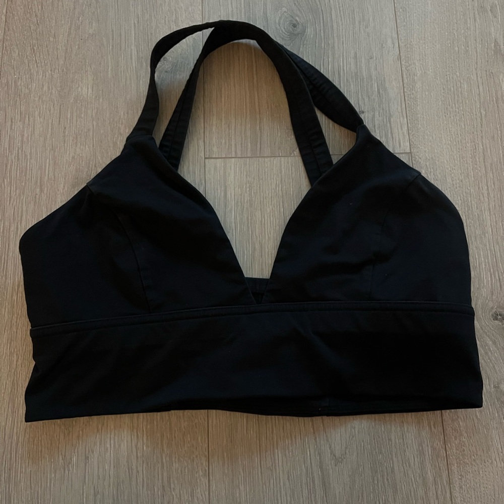 Lululemon Black Sports Bra Size 10